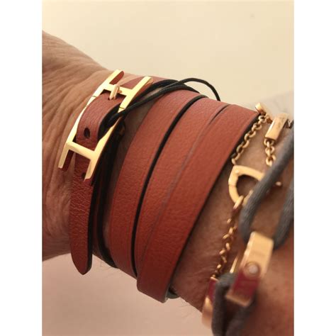 bracelet en cuir hermes femme